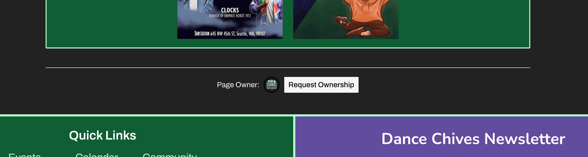 Request Ownership Button