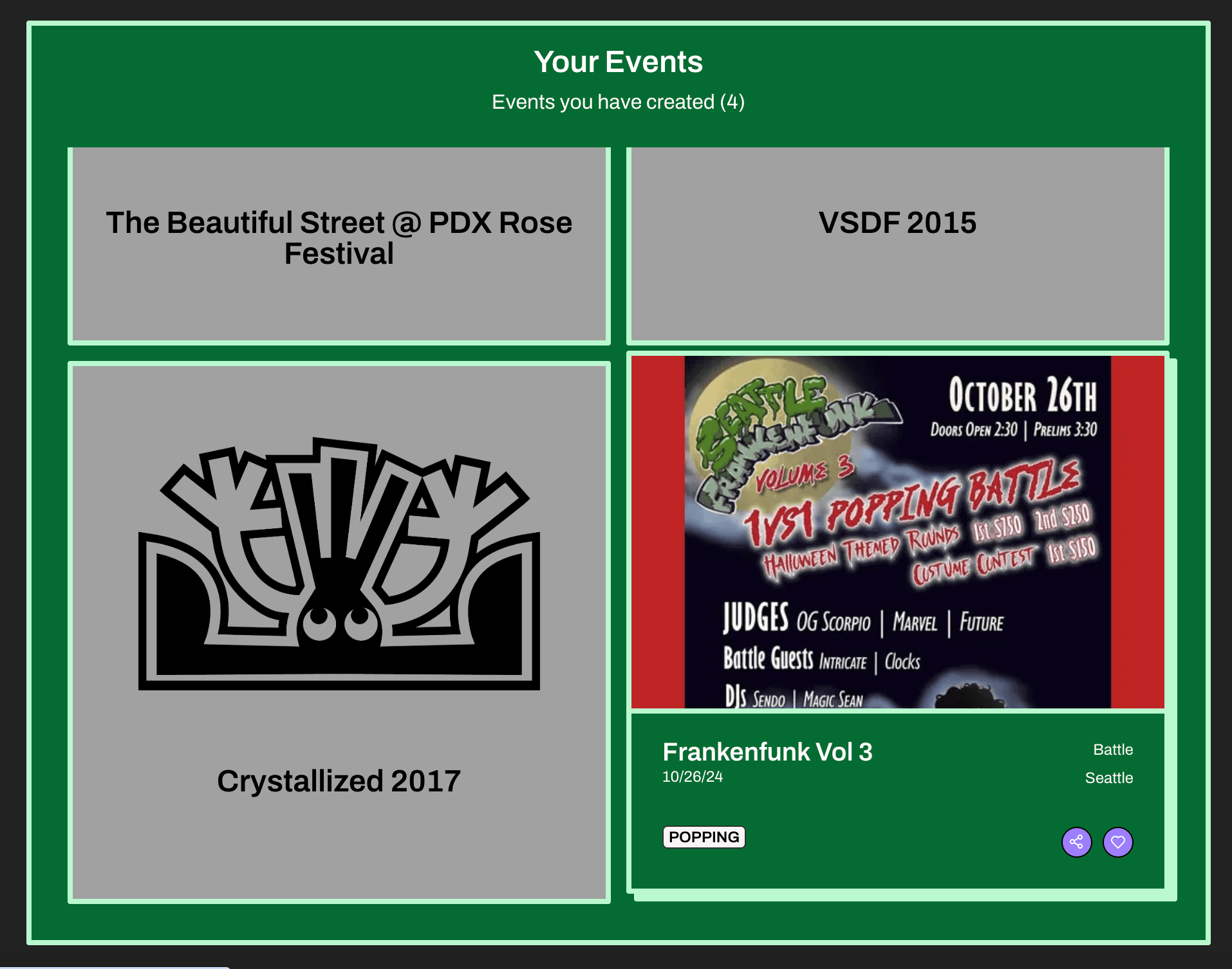 Request Ownership Status in Dashboard
